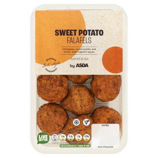 Asda 10 Moroccan Inspired Sweet Potato Falafels 220g