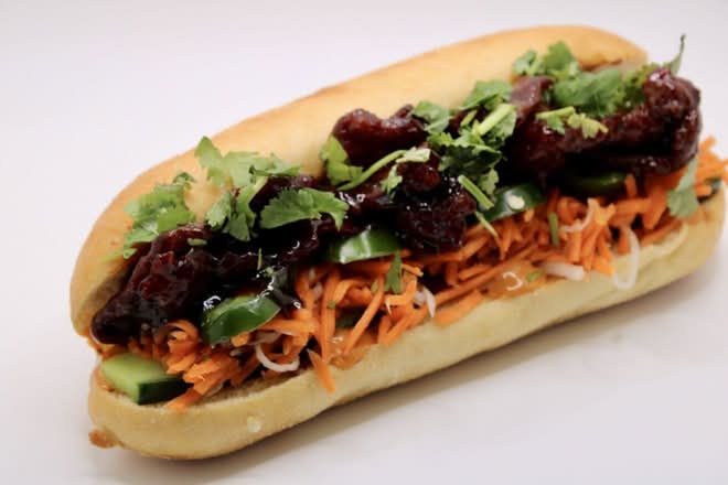 Kung Pao Steak Banh Mi