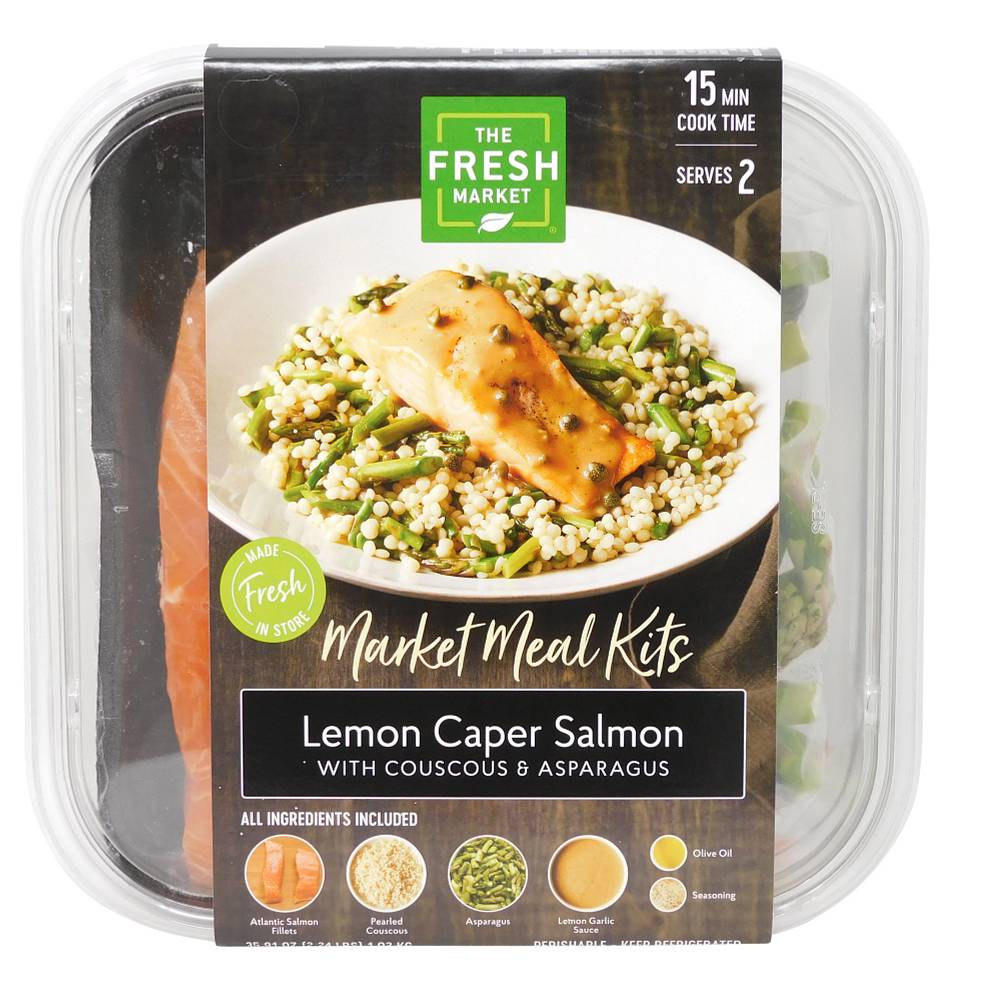 Lemon Caper Salmon Market Meal