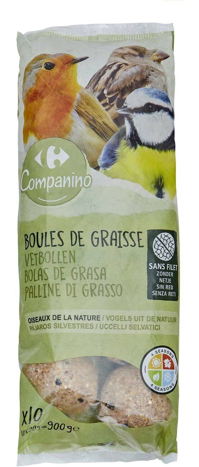 Carrefour - Boules de graisse oiseaux de la nature (90g)