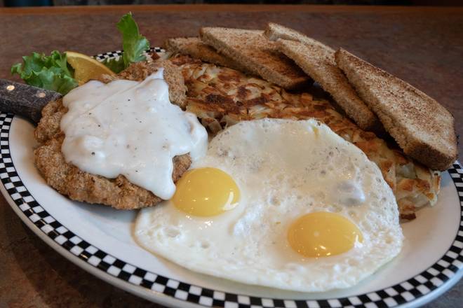 Chicken Fried Steak & Eggs