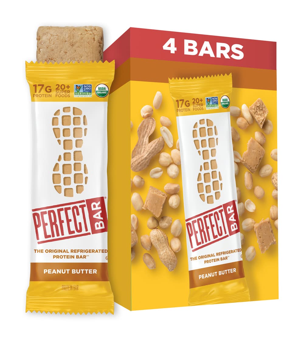 Perfect Bar Protein Bar, Peanut-Butter (10 oz, 4 ct)
