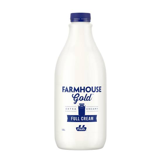 Pauls Farmhouse Gold Full Cream Milk 1.5L