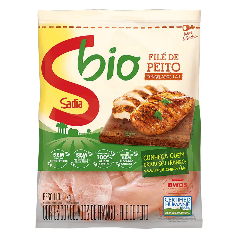 Sadia filé de peito de frango congelado bio (1 kg)