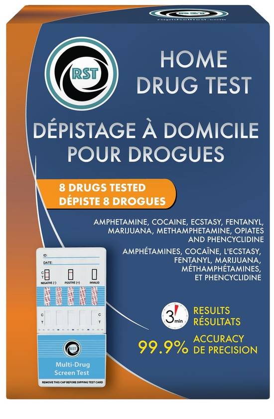 Rpdslftest Rapid Self Test Home 8 Drugs Kit (1 set)
