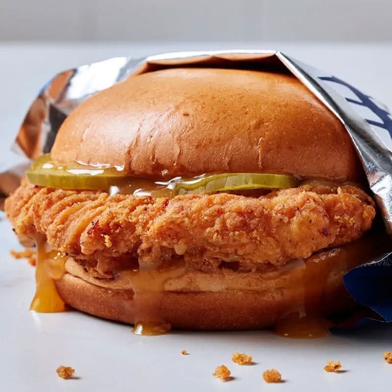 Krispy Krunchy Chicken - Cajun Chicken Sandwich