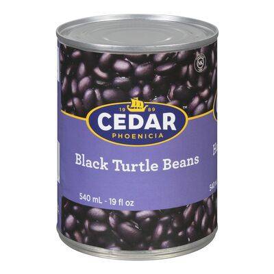 Cedar Black Turtle Beans (540 ml)