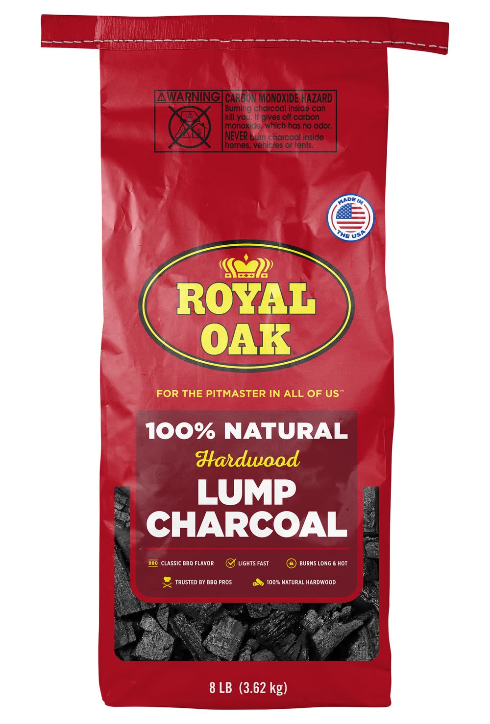 Royal Oak 100% All Natural Hardwood Lump Charcoal (8 lbs)
