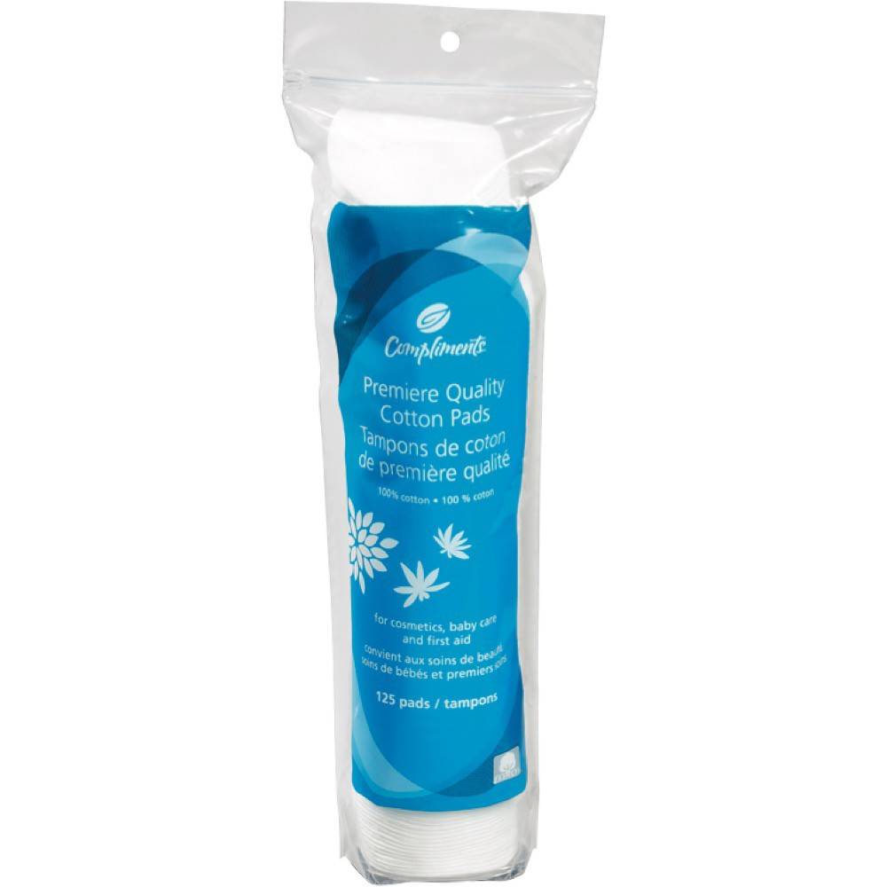 Compliments tampon de coton de qualité premium (125 un) - premiere quality cotton pads (125 ea)