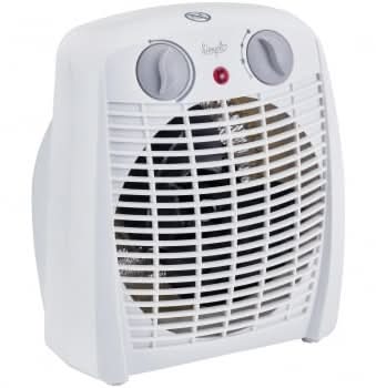 Calefactor Eléctrico Simpl SFH2000-24, 2000 W, para 20 m², Termostato Regulable