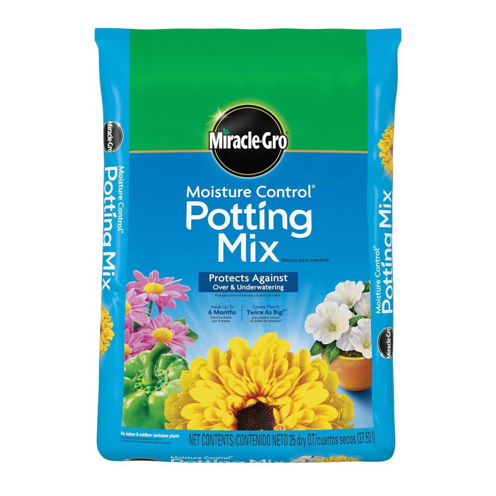 Miracle-Gro Moisture Control 25-Quart All-purpose Potting Soil Mix | 70181431