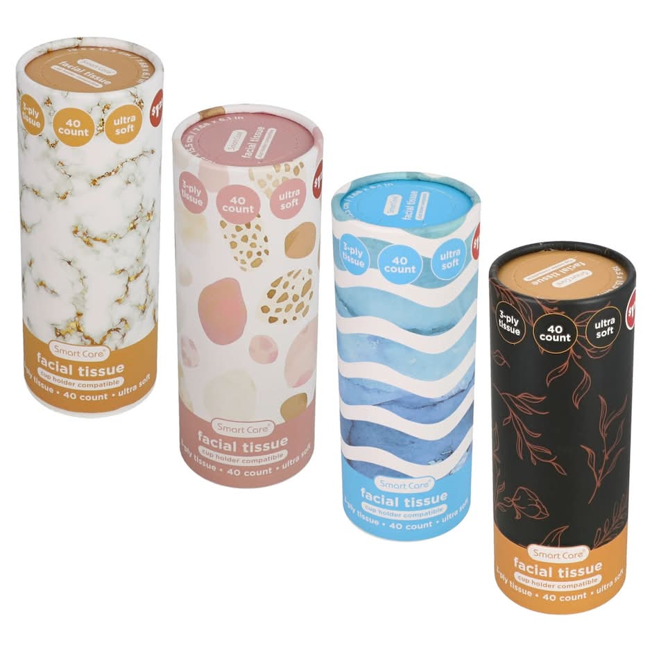 Smart Care Ultra Soft Facial Tissue (4 x 40 ct)