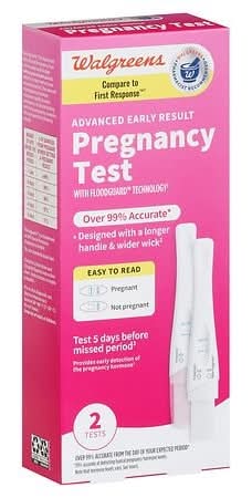 Walgreens Advanced Early Result Pregnancy Test (2 ct)