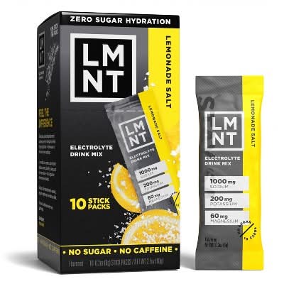 LMNT Lemonade Zero-Sugar Electrolytes Drinks (2.1 oz, 10 ct)