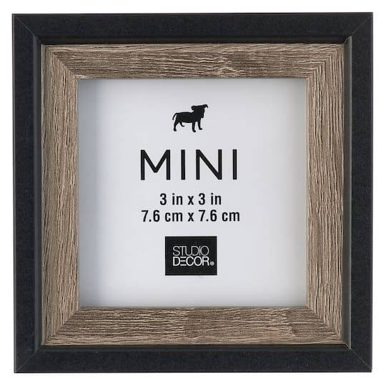 Gray & Black Mini Frame By Studio Decor