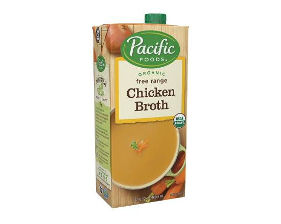 Caldo Orgánico Pacific Pollo Tetra Pack 946 ml