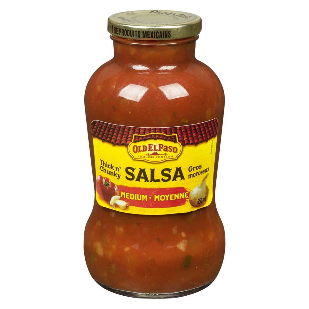 Old El Paso Thick N' Chunky Salsa Medium (650 ml)