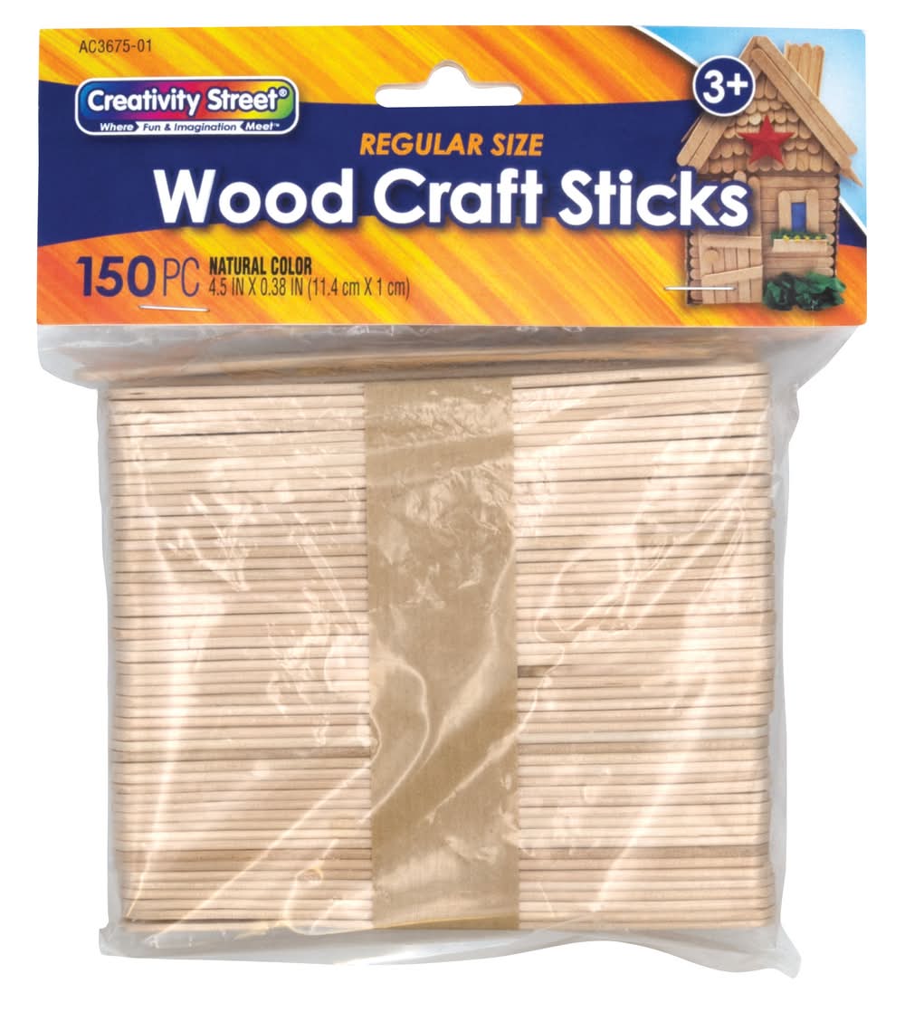 Creativity Street Wood Craft Sticks