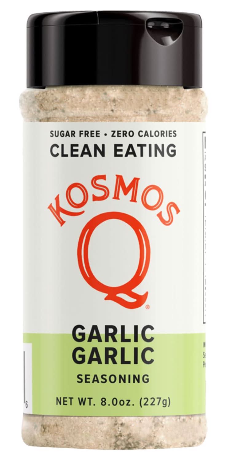 Kosmos Q Clean Eating Garlic Seasoning 8 Oz