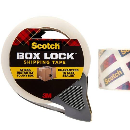 Scotch Box Lock Clear Packing Tape