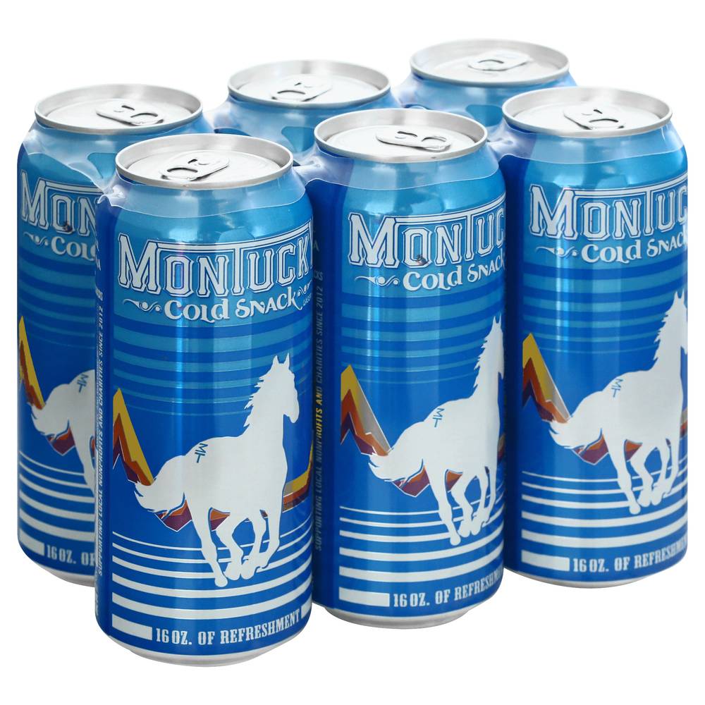 Montucky Cold Snacks Lager Beer (6 pack, 16 fl oz)