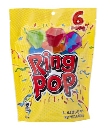 Ring Pop® Candy Lollipops 6-Count Bag