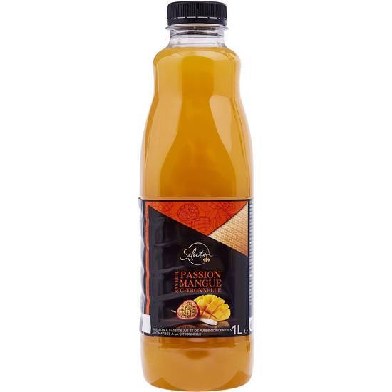 Carrefour Sélection - Jus de fruits (1 L) (mangue - passion - citronnelle)