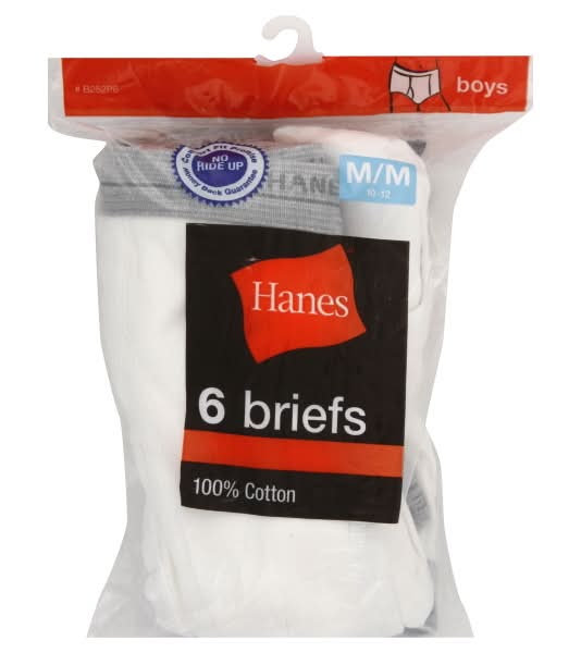 Hanes Cotton Briefs, M/M (6 ct)