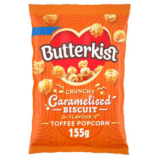 Butterkist Caramelised Biscuit, Crunchy Toffee Popcorn (155g)