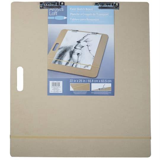 Artist's Loft Field Sketch Board, 22x25 in, Brown