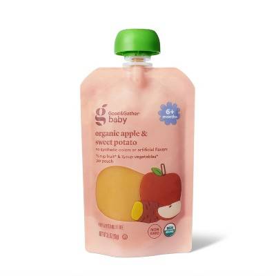 Good & Gather Organic Apple & Sweet Potato Baby Food Pouch