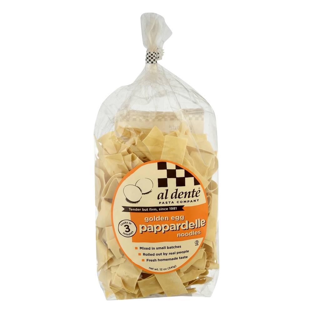 Al dente Golden Egg Pappardelle Noodles (12 oz)