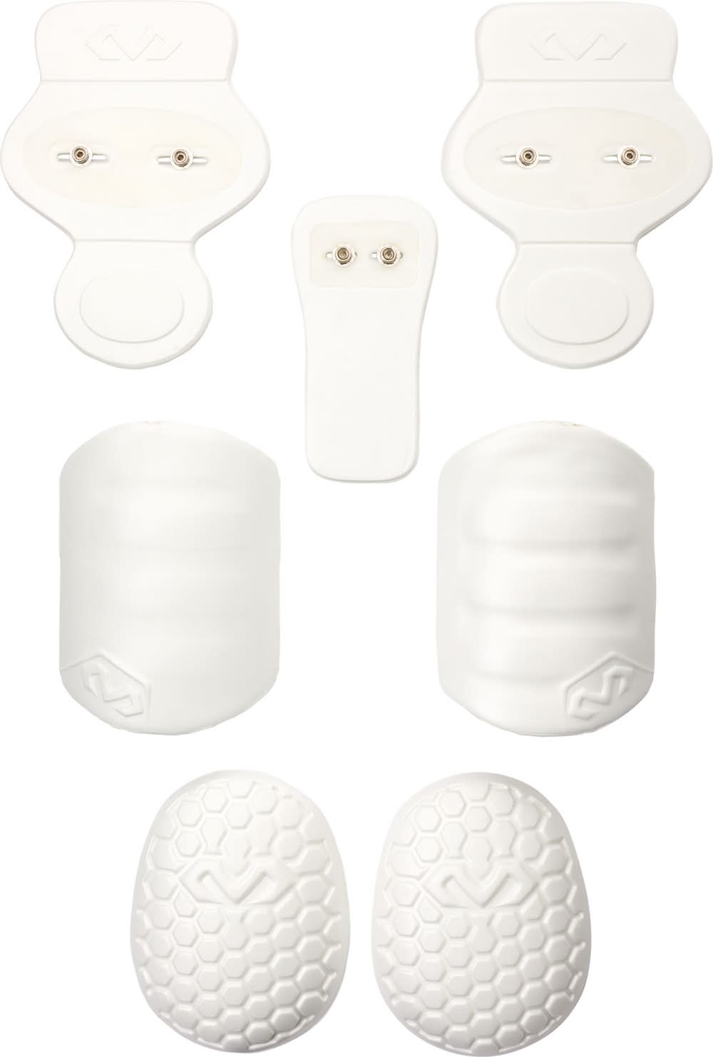 McDavid Youth 7 Piece Snap Football Pad Set (White, One Size)