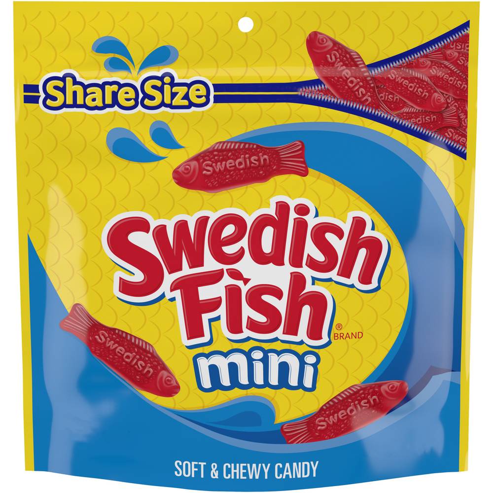 Swedish Fish Share Size Mini Soft & Chewy Candy (12 oz)