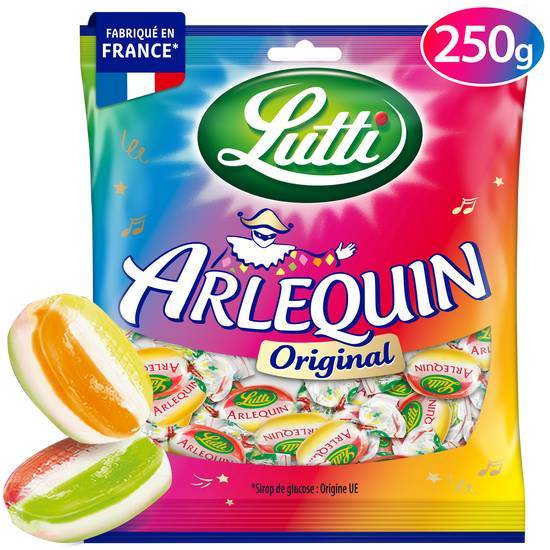 Lutti - Bonbons acidulés arlequins