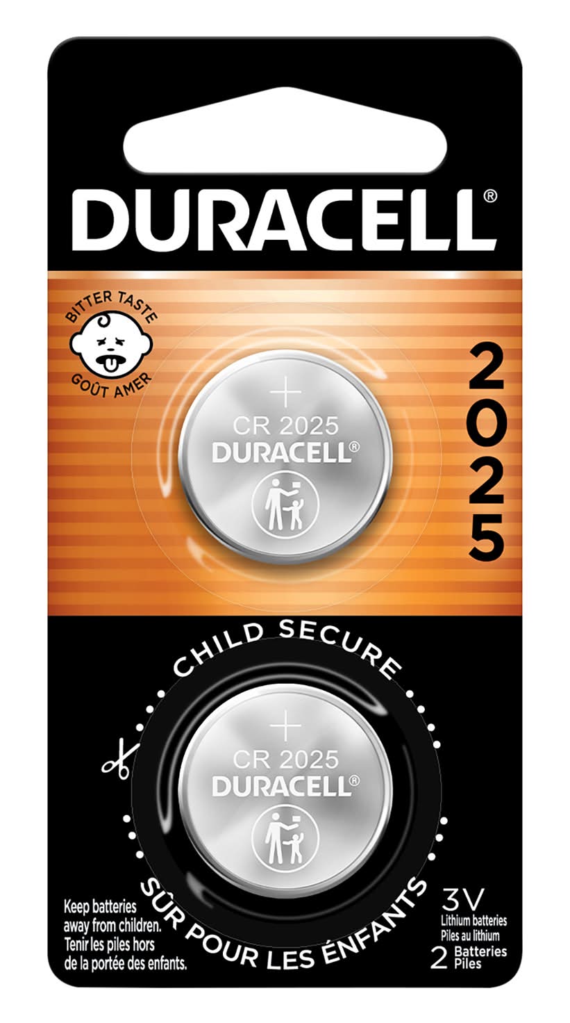 Duracell 3V Lithium Coin Batteries (2 ct)