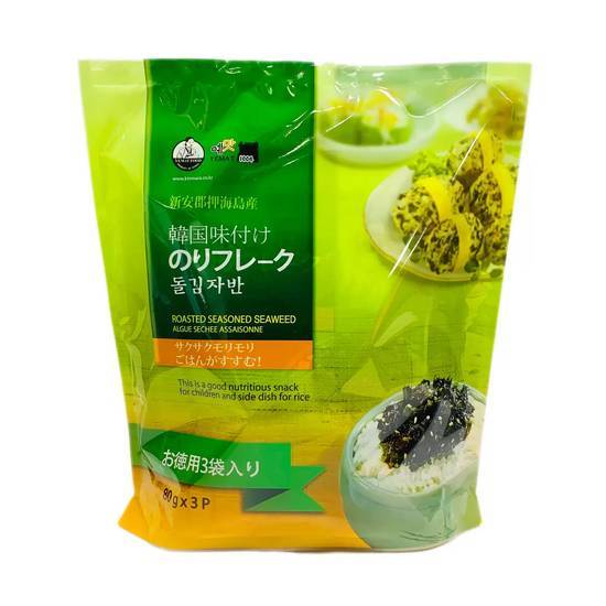 韓国味付けのりフレーク80gｘ3袋