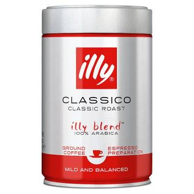 Illy Ground Coffee, Espresso, Classico Roast (250g)