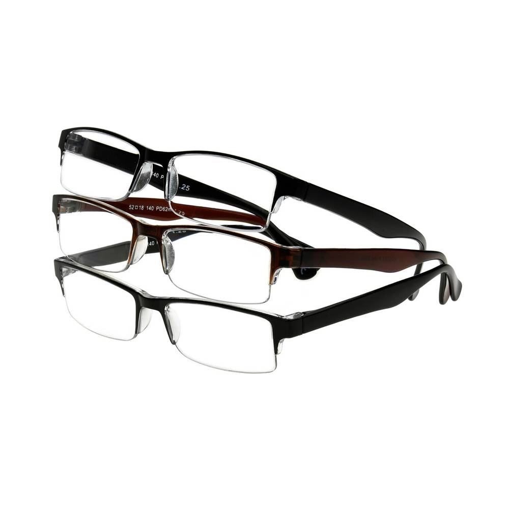 CVS Health PeteReading Glasses, 3-Pack, 1.00