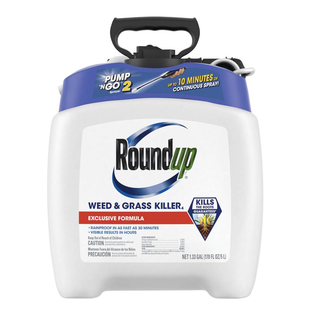 Roundup Weed and Grass Killer4 with Pump 'N Go 2 1.33-Gallon Trigger Spray Weed and Grass Killer | 5375304