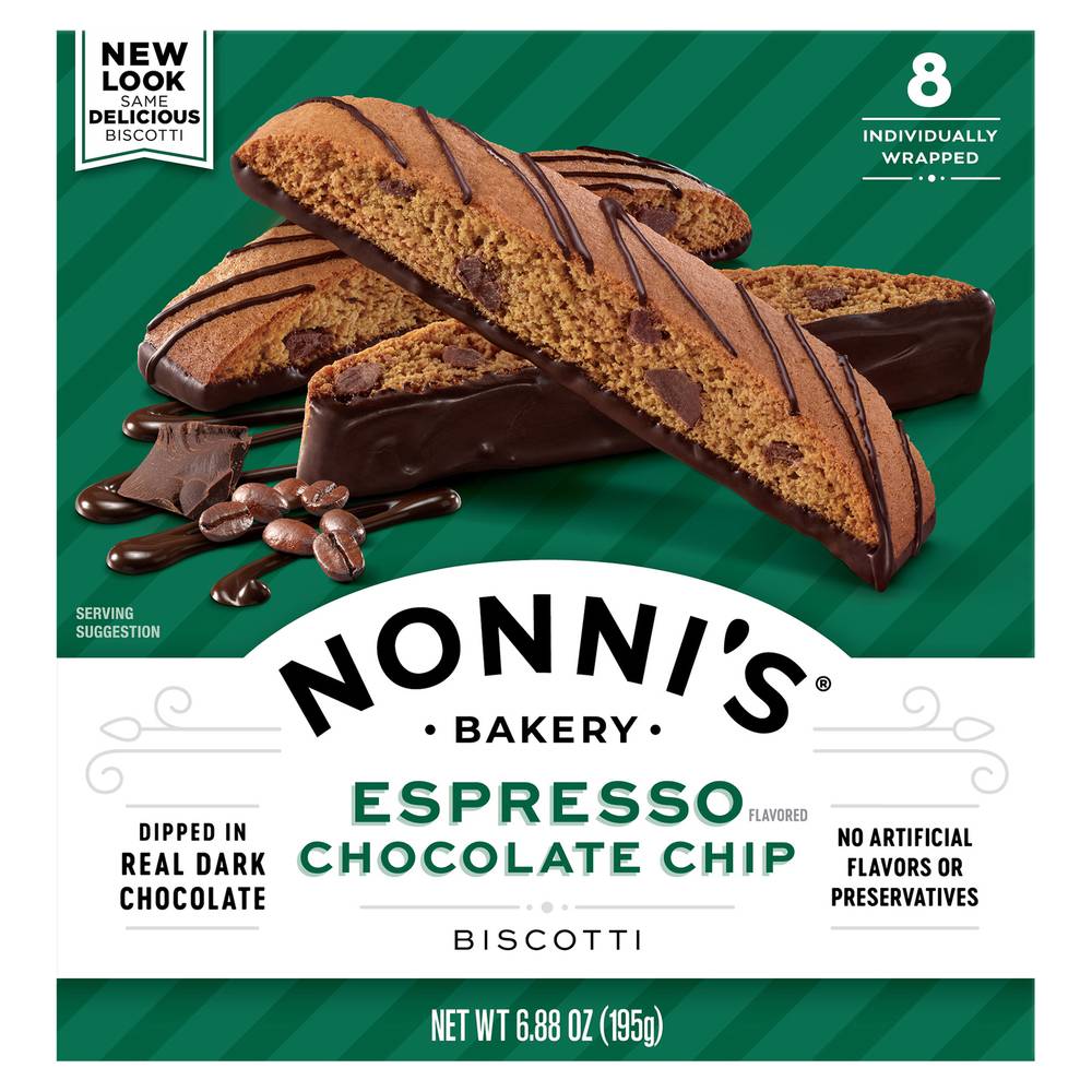 Nonni's Chocolate Chip Biscotti (8 ct) (espresso)