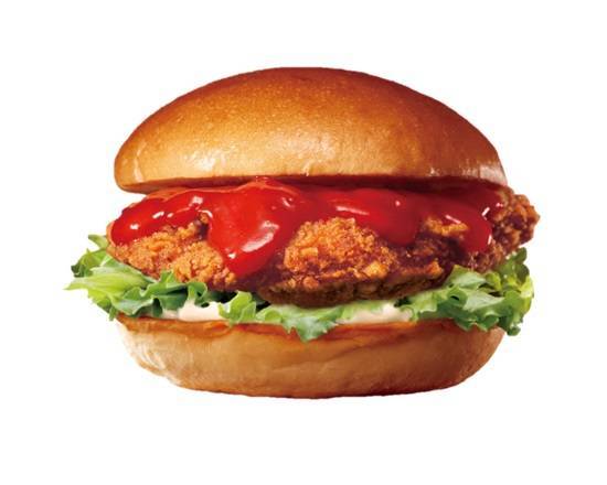 【単品】旨辛チキンフィレバーガー Spicy Chicken Fillet Burger