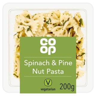 Co-op Spinach & Pine Nut Pasta 200g