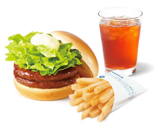 ダブルテリヤキバーガードリンクセット