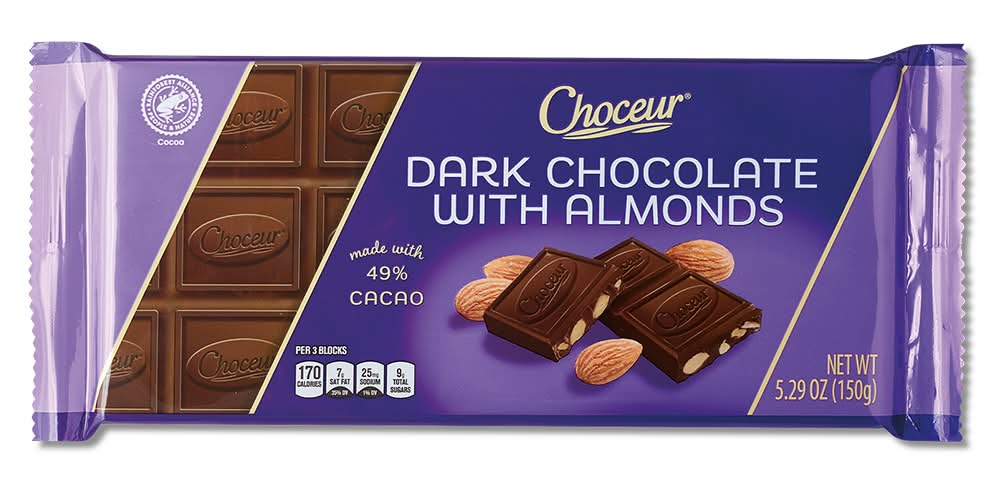 Choceur Dark Chocolate, Almond (5.29 oz)