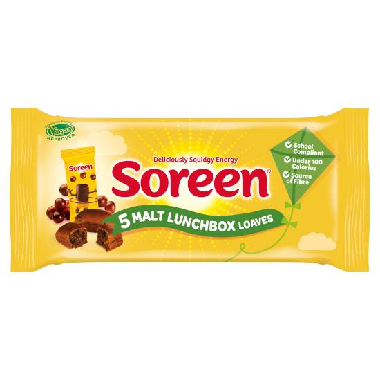 Soreen Malt Lunchbox Loaves Snack Bars 5x30g