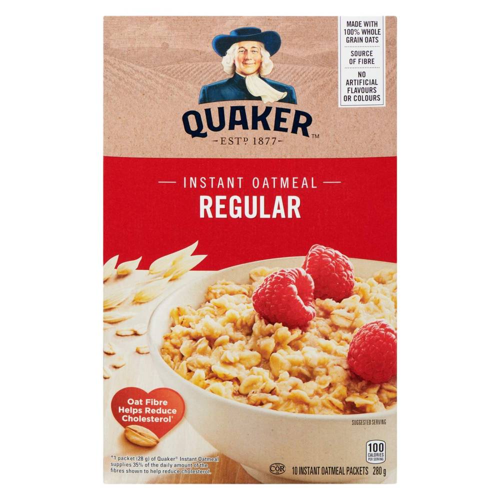 Quaker Regular Instant Oatmeal (280 g)