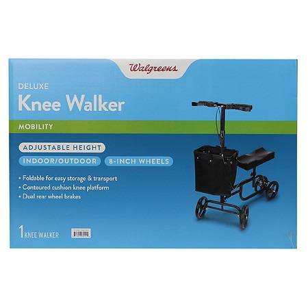 Walgreens Deluxe Mobility Knee Walker (black)