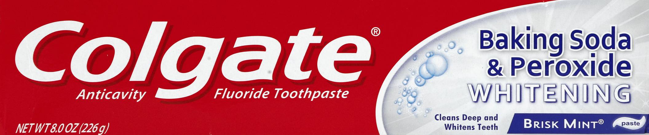 Colgate Baking Soda & Peroxide Whitening Brisk Mint Toothpaste