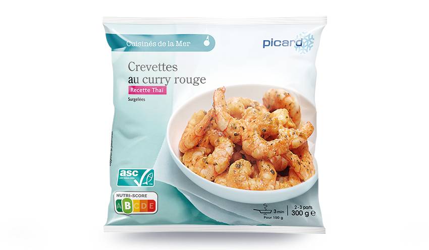 Crevettes au curry rouge, recette thaï